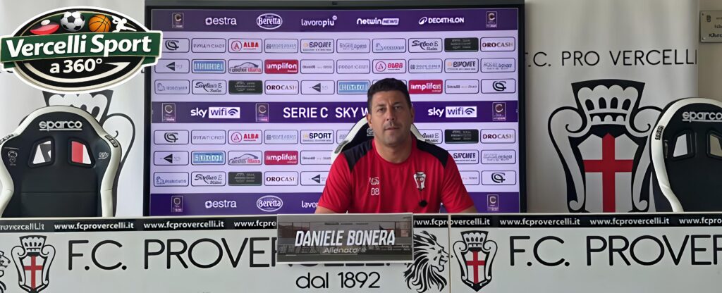PRO VERCELLI: CONFERENZA DI MISTER BONERA PRIMA DI TREVISO-PRO VERCELLI DI DOMENICA (VIDEO)